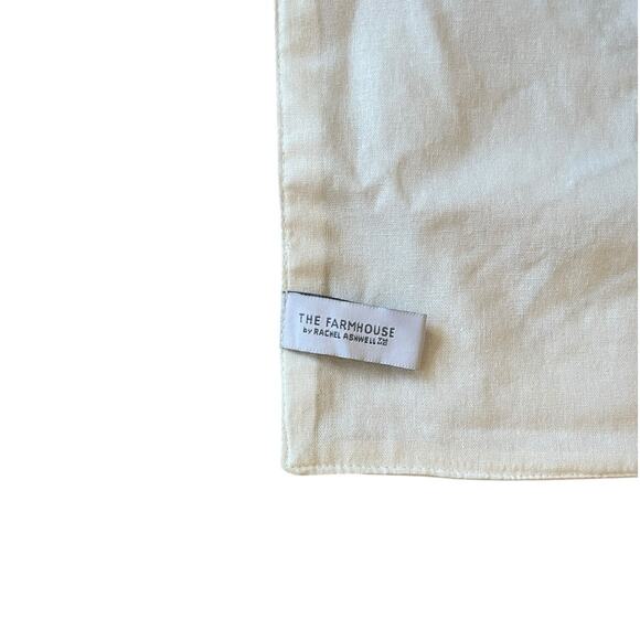 The Farmhouse Easter Bunny Rabbit Table Runner 14x48 Beige Embroidered New - Picture 5 of 13